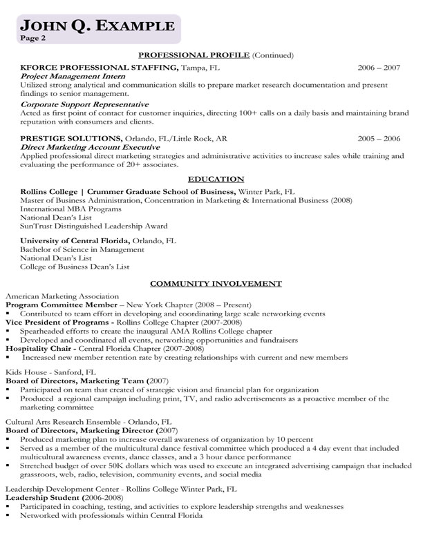 Vice president research development resume