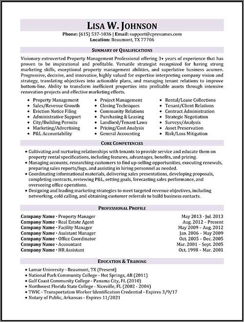Functional resume engineering sample