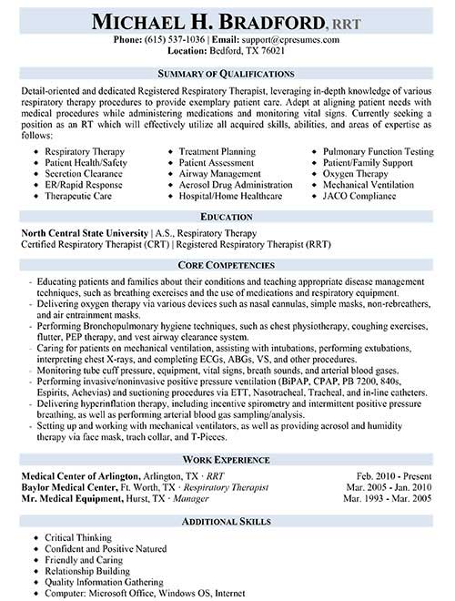 Marriage and family therapist resume template
