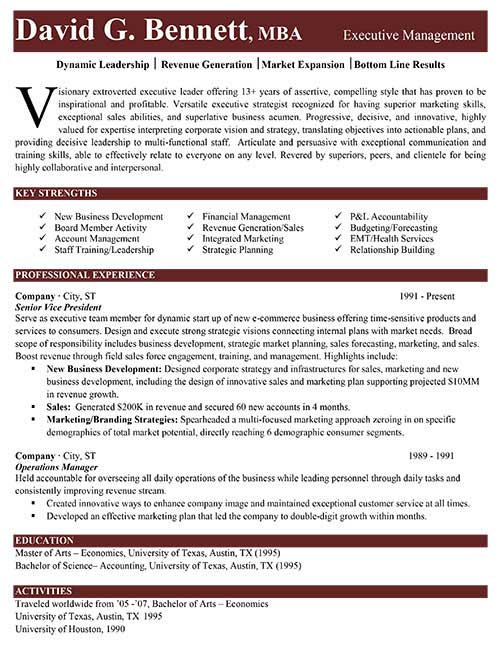 resume samples types of resume formats examples and